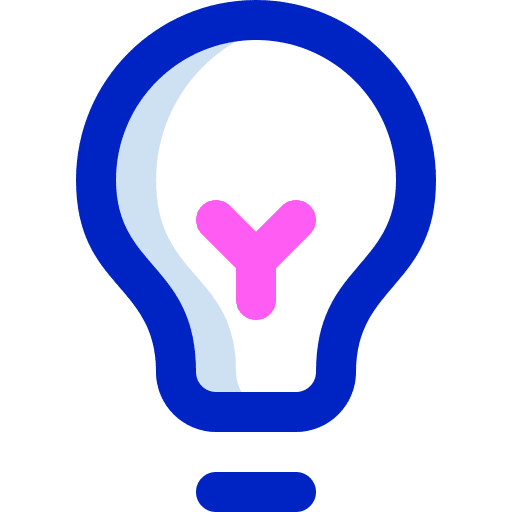 Idea idea light bulb ui icon