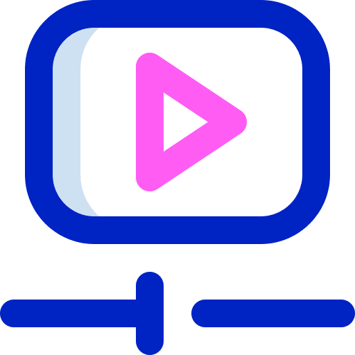 Video player movie video player music and multimedia icon