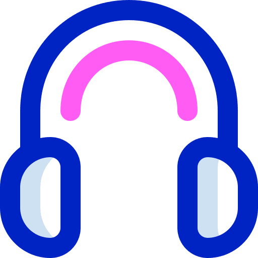 Headphone audio sound technology icon