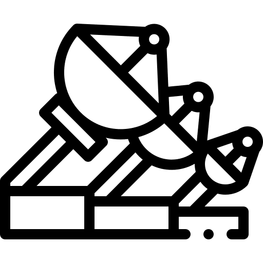 Radio telescope radio telescope education satellite icon