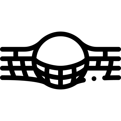 Spacetime curvature nature education science icon Spacetime curvature nature education science icon