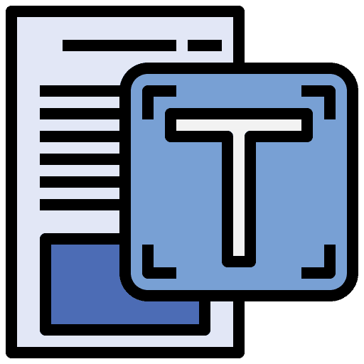 Type interface document files and folders icon