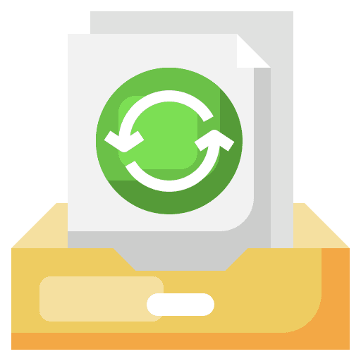 Refresh file box email icon