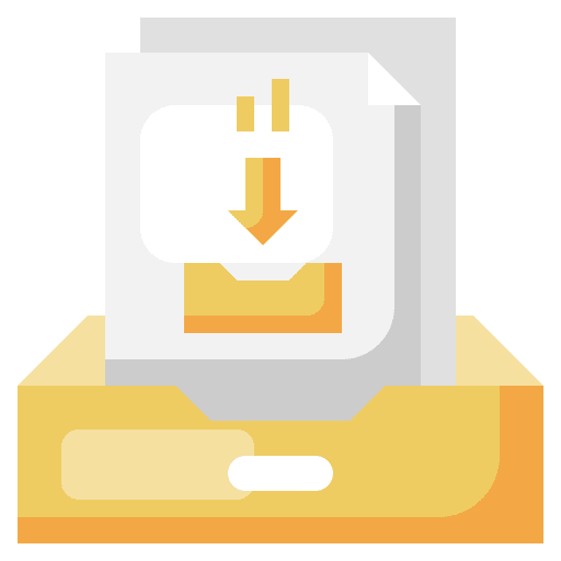Download download mailbox file icon
