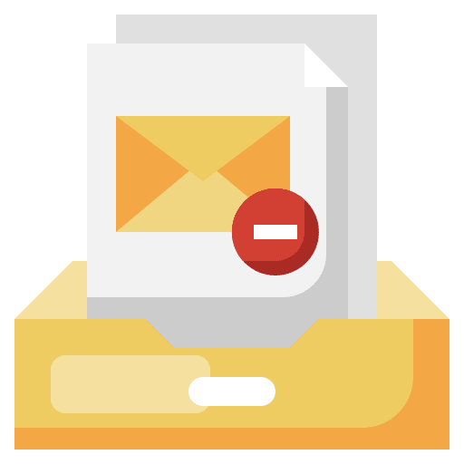 Remove email mailbox remove icon Remove email mailbox remove icon
