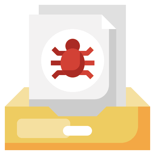 Spam communications file email icon Spam communications file email icon