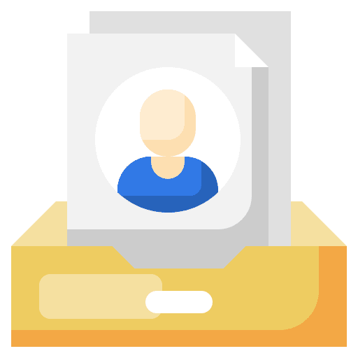 User files and folders mailbox message icon User files and folders mailbox message icon