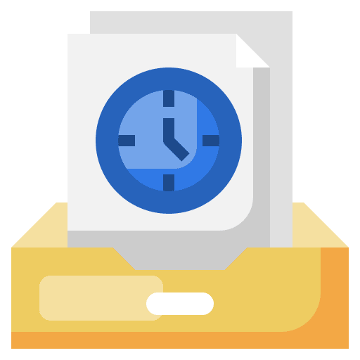 Waiting box mailbox inbox icon Waiting box mailbox inbox icon