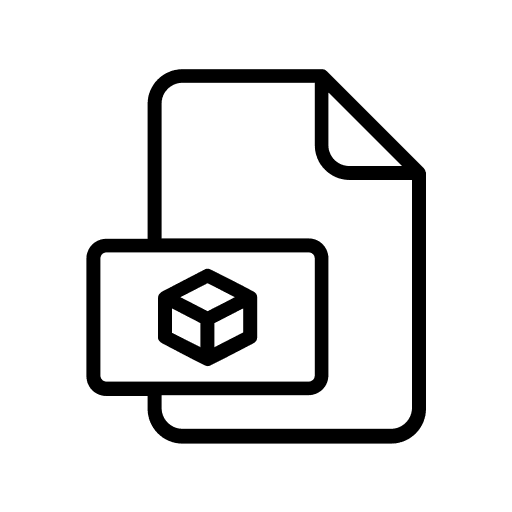 3d file 3d file production format icon 3d file 3d file production format icon