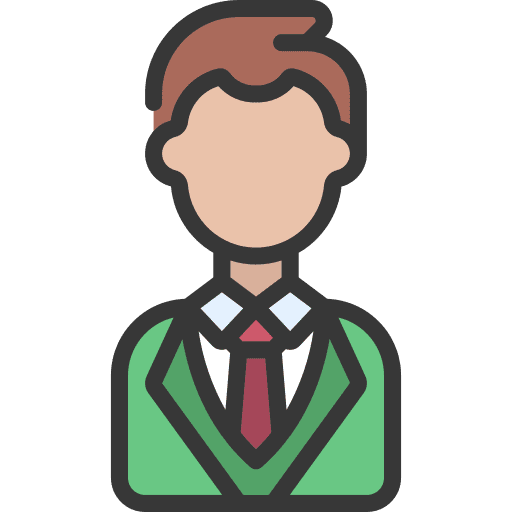 Business man employee business man professions and jobs icon