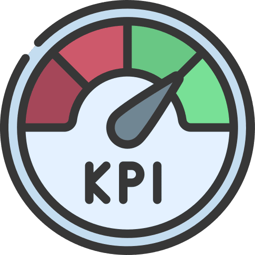 Kpi key performance indicator customer emphasis icon