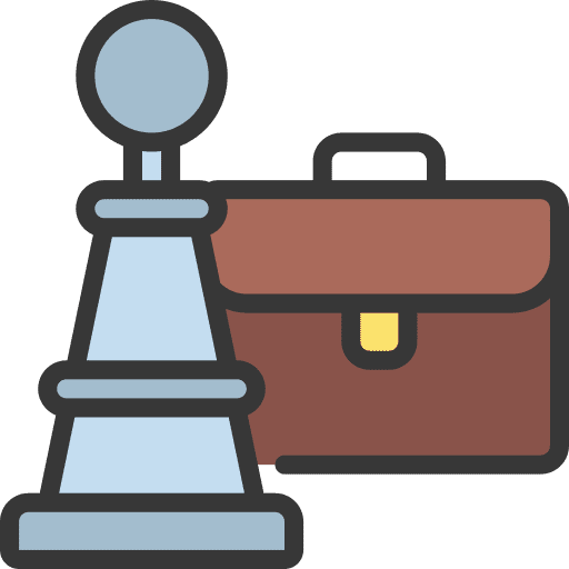 Business strategy strategy strategic briefcase icon