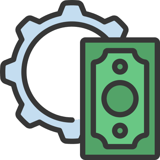 Costs money costs business icon