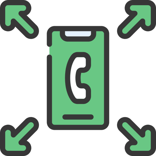 Communication center communication center mobile mobile phone icon