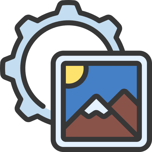 Content management picture image marketing icon
