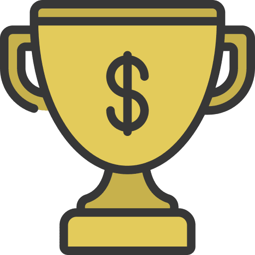Trophy champion sports and competition podium icon
