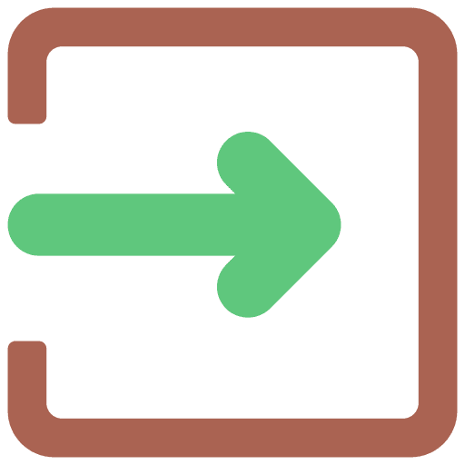 Input register login right arrow icon