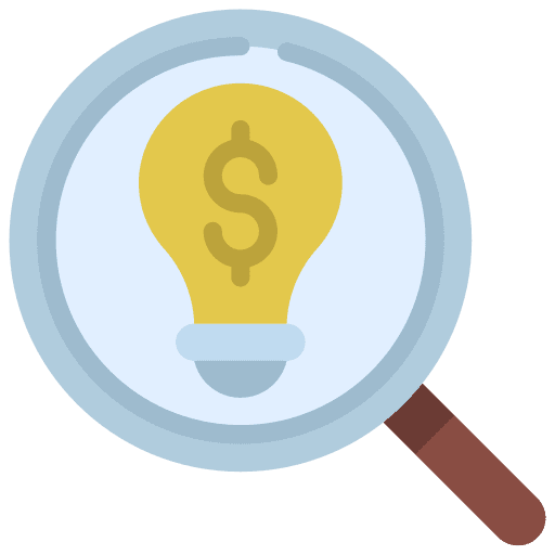 Opportunities economy marketing strategy search icon