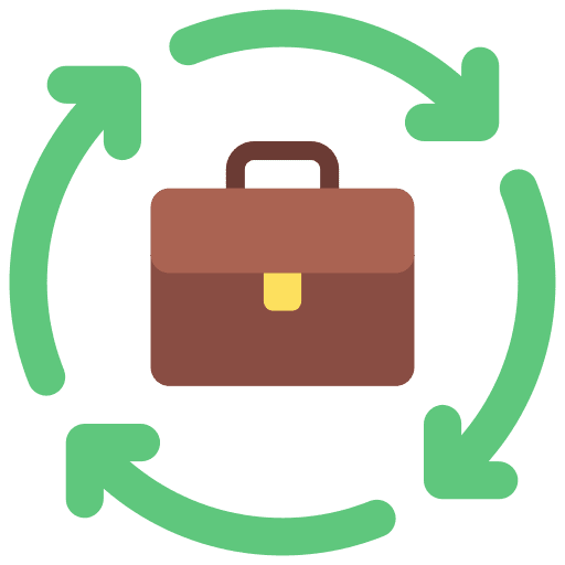 Process in progress strategy process icon