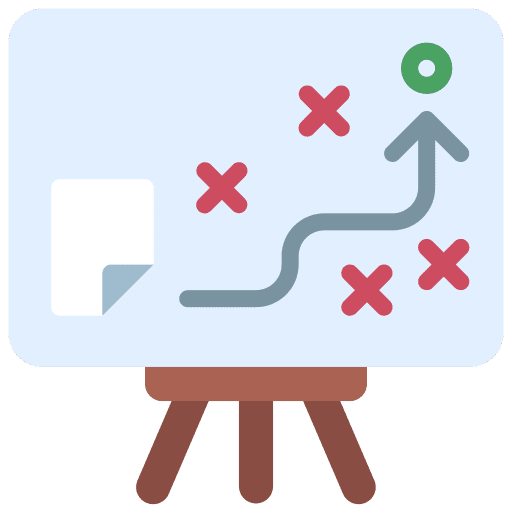 Project plan order marketing strategy icon