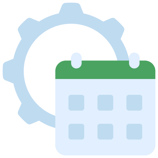 Scheduling scheduling timetable productivity icon