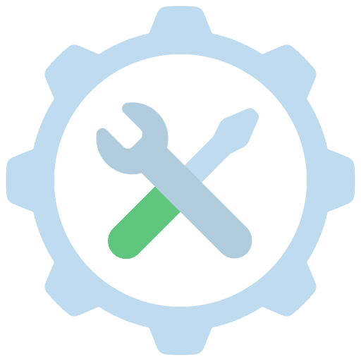Automation construction and tools ui gear icon
