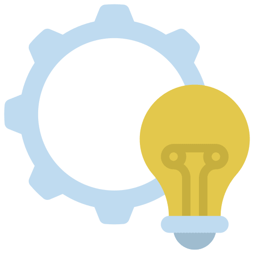 Innovation invention business and finance reason icon