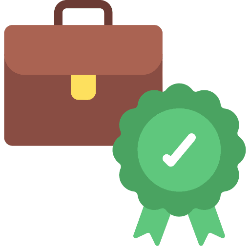 Successful successful award certification icon