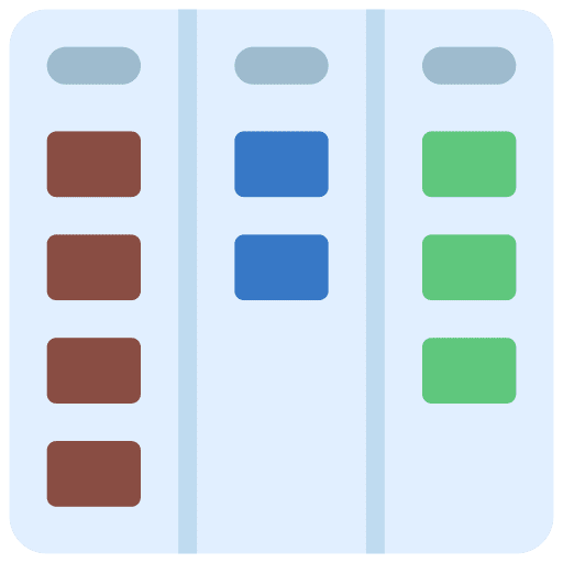 Kanban kanban finance checklist icon