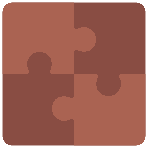 Puzzle plan strategy fit icon