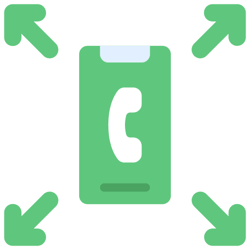 Communication center cellphone communication center mobile phone icon