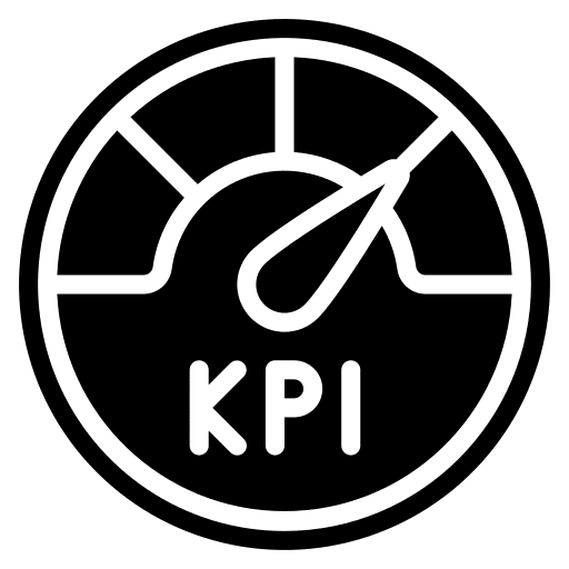 Kpi business and finance emphasis analysis icon