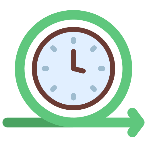 Sprint speech bubble clock time and date icon
