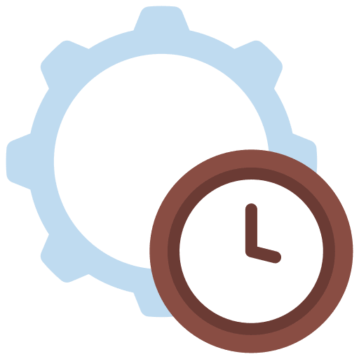 Time management efficiency schedule time and date icon