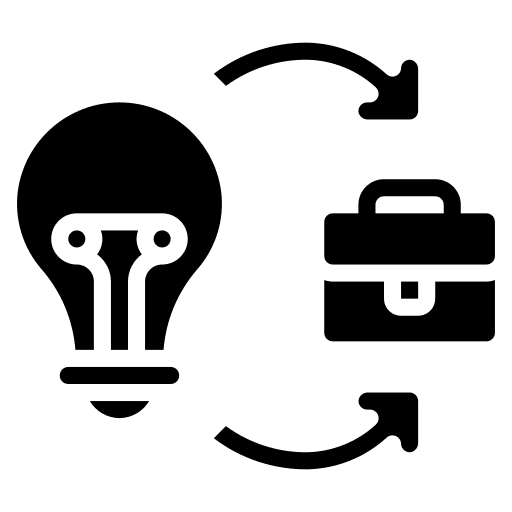 Implementation creativity implementation innovation icon