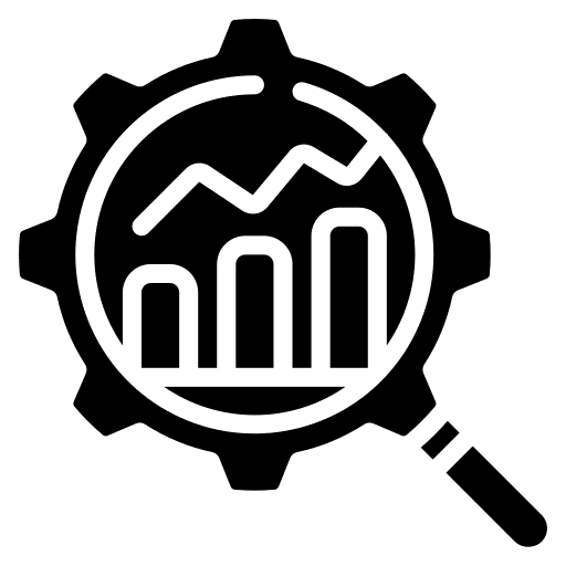 Analysis ui chart seo icon