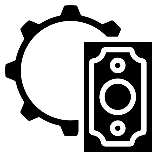 Costs costs business gear icon