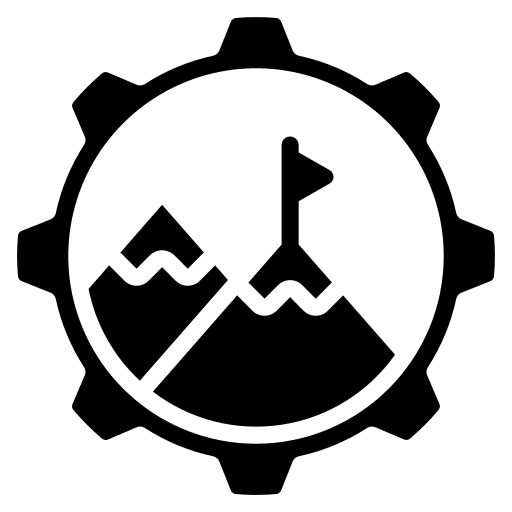 Milestone winner goal management icon