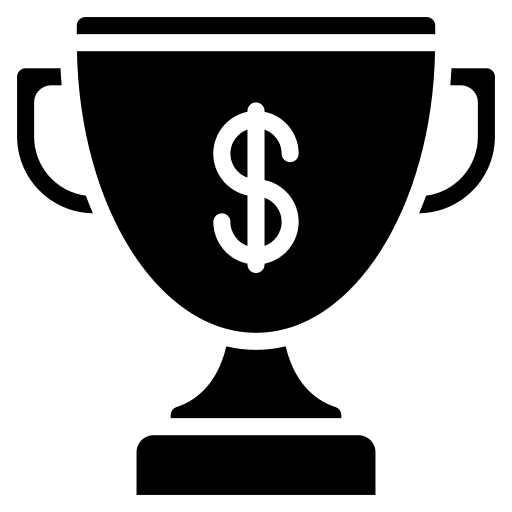 Trophy success award reward icon