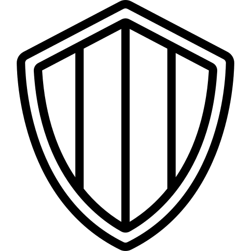 Shield weapons protected shield icon
