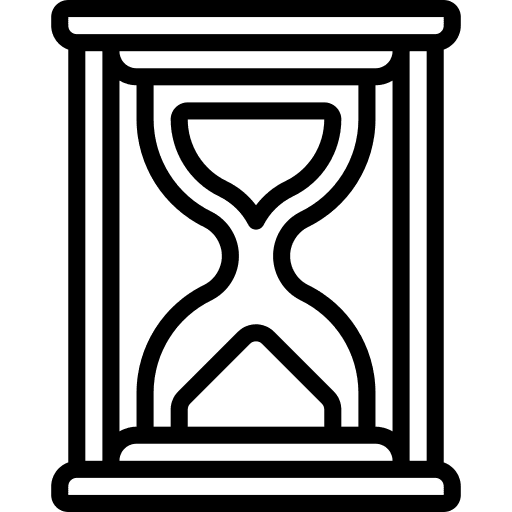 Hourglass hour glass wait time icon