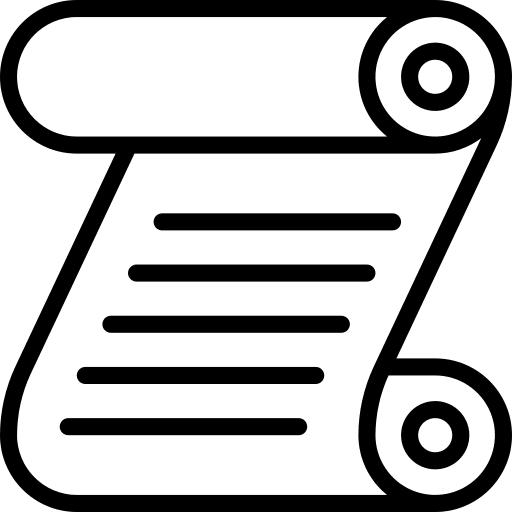 Scroll scroll game writing tool icon