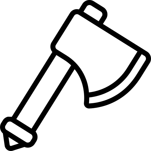 Axe axe weapon equipment icon