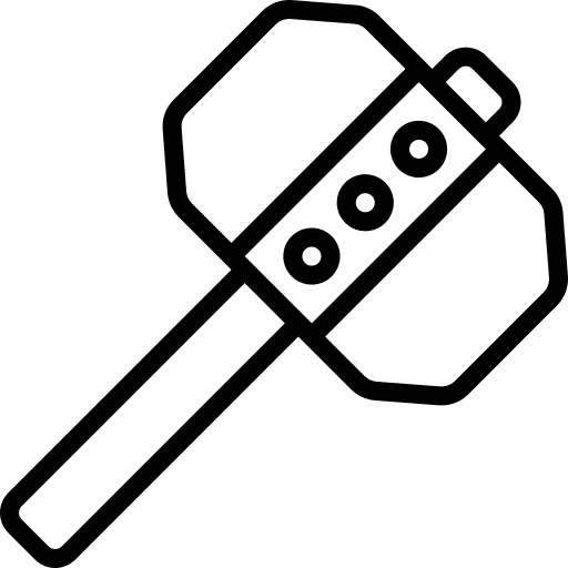 Hammer game video game viking nordic icon