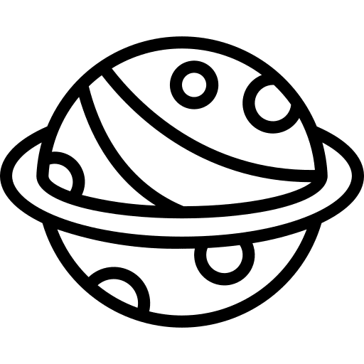 Plant nature miscellaneous saturn icon