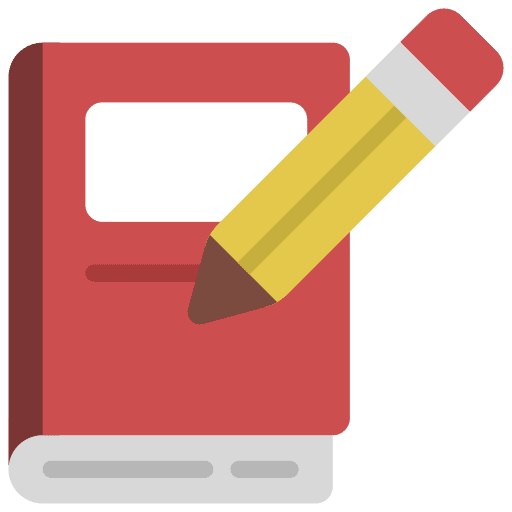 Author novel author book icon