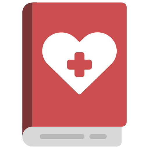 Medical book clinic history medicine book medical book icon