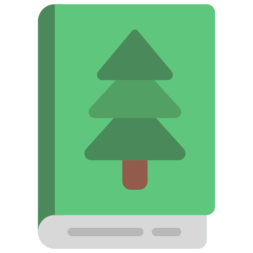 Ecology book autumn forest ecology book icon