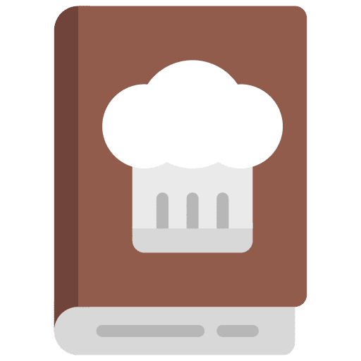 Cook book study reading cook book icon