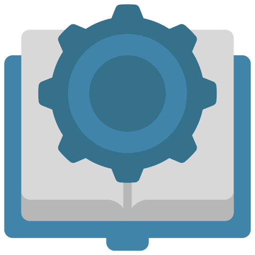 Engineering manual engineering support icon